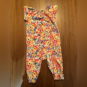Tea Collection Multicolor Floral Kids Footie